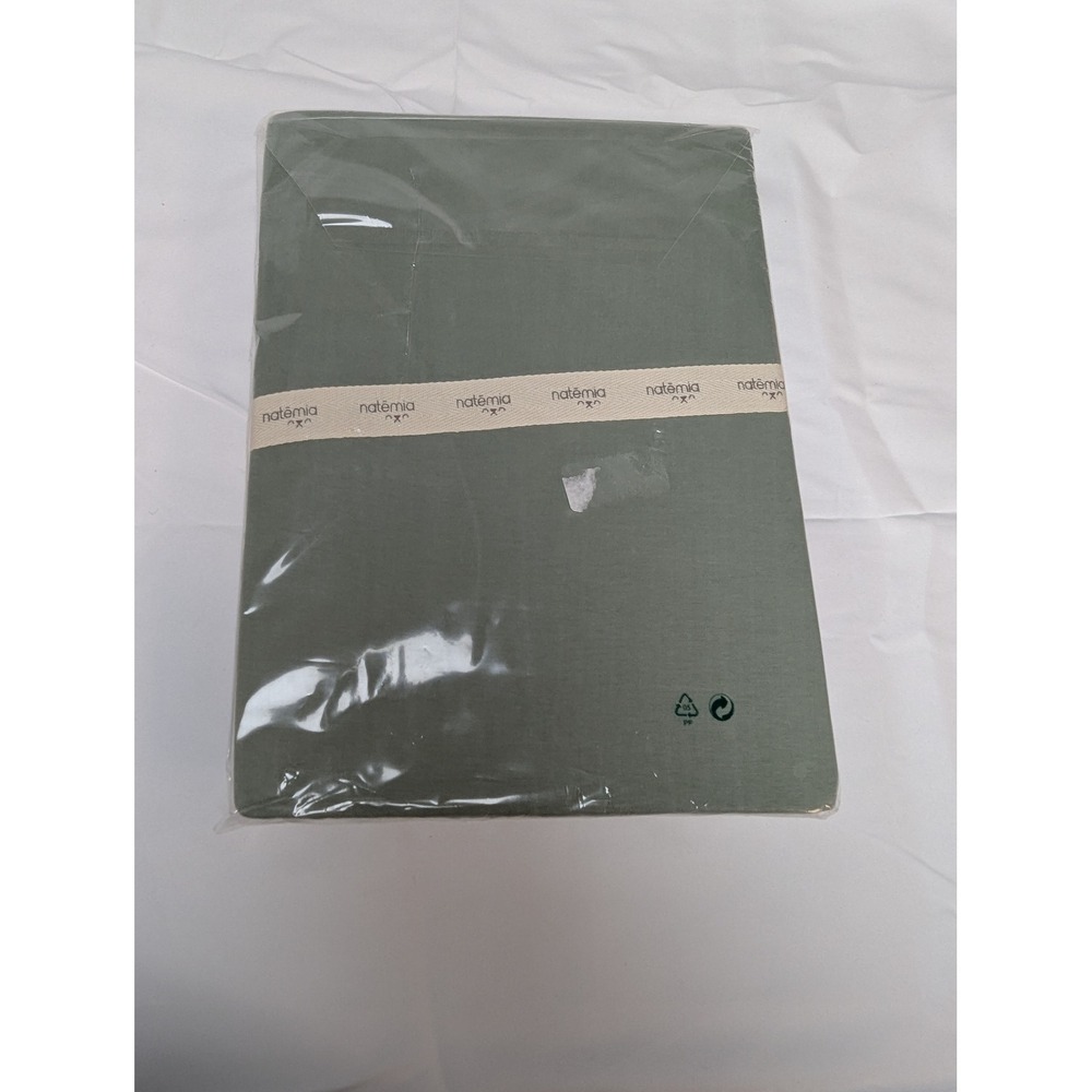 Natemia Fitted Twin Sheet Kids Twin Sage Green 100% Organic Jersey Cotton